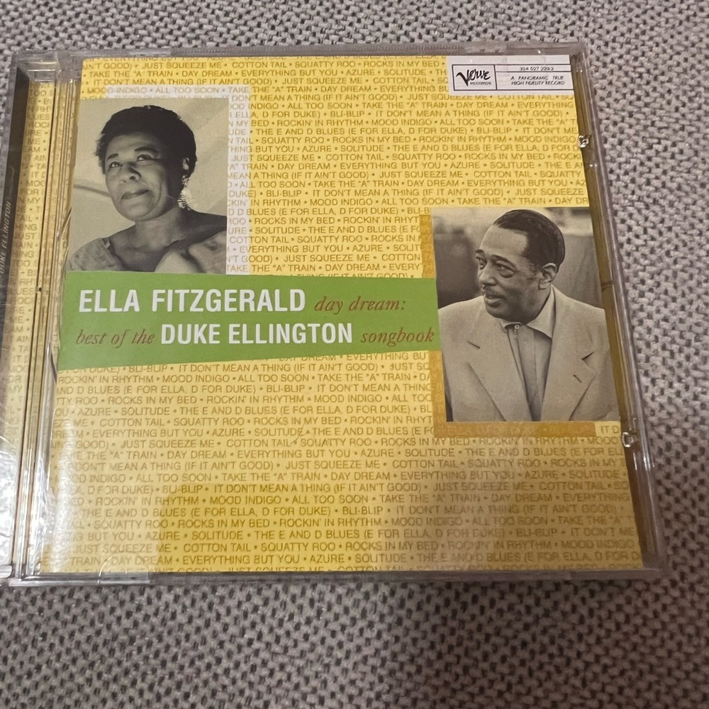 - 🎉5 for $15 🎉 ELLA FITZGERALD DAY DREAM/ BEST OF DUKE ELLINGTON SONGBOOK CD